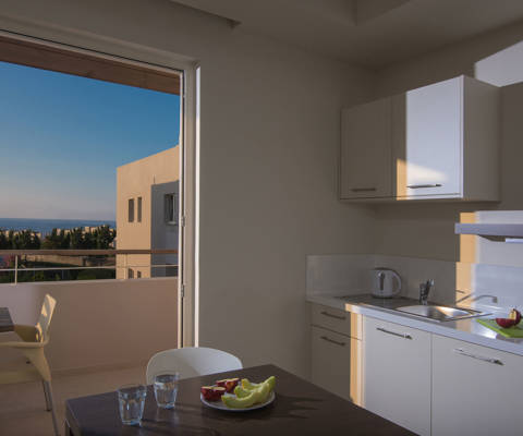 Ourania Apartments - Superior One Bedroom - Kitchen