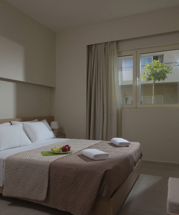 Ourania Apartments - Superior One Bedroom - Bedroom
