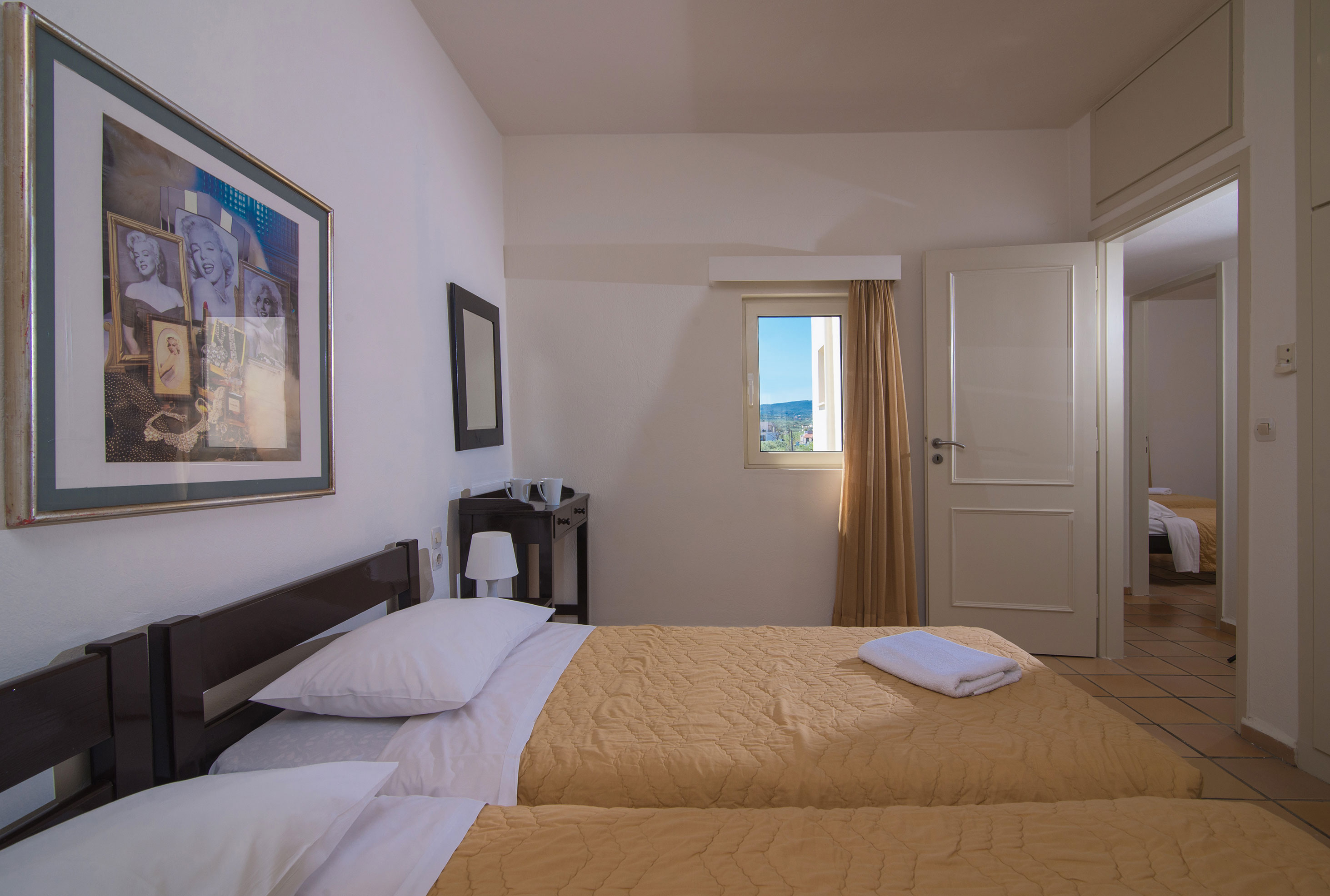 Ourania Apartments - Two Bedroom Apartment - Bedroom